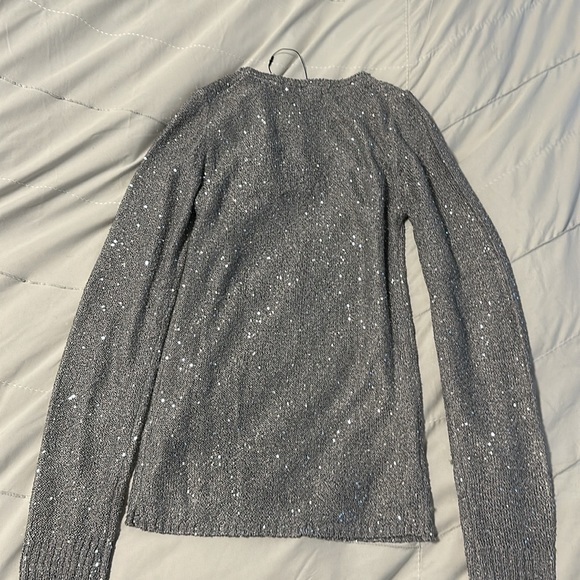 Zara sequin silver top - Picture 6 of 8